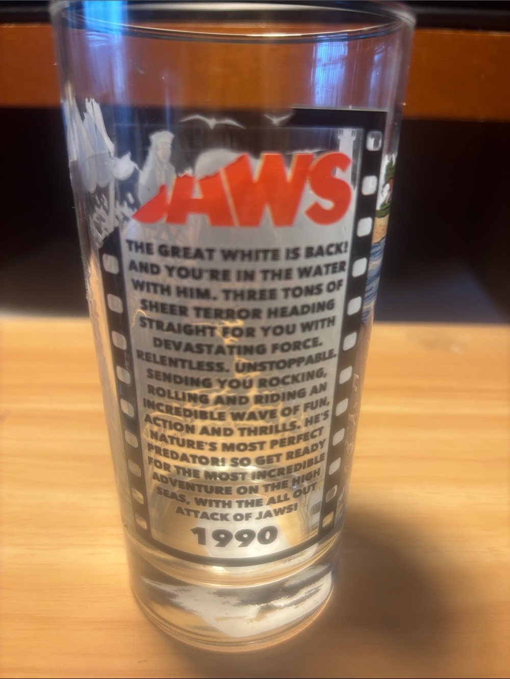 1990 Jaws & E.T. Universal Collector Glasses - Picture 8 of 8